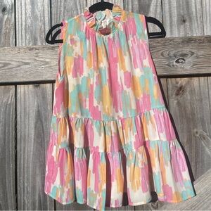 Shop the Mint Multicolor Sleeveless Blouse Sz M